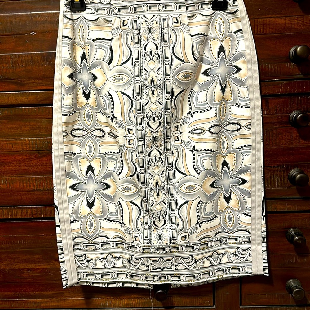 White & Black Skirt